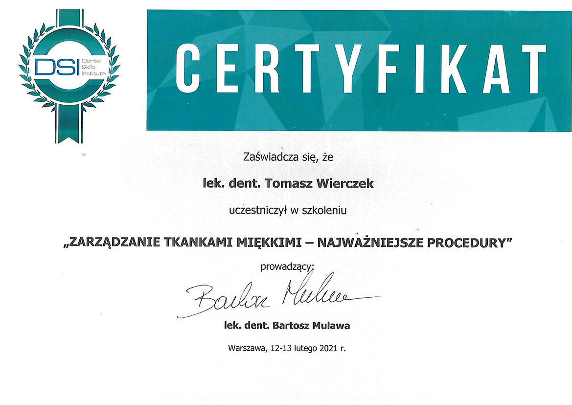 Certyfikat Wierczek 7024